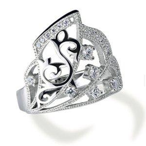 925 Sterling Silver Women's Size 7.5 & Size 9 Crown Ring (Kazakhstan made)